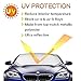 Cosyzone Windshield Sunshade 6 Pieces Car Sun Shade Side Rear Window Shades UV Rays Sun Visor Protector, Keeps Vehicle Cooler