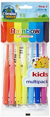 Super Value Pack 7ct BPA Free Training Toothbrushes Step 2 for Ages 2-4 Years