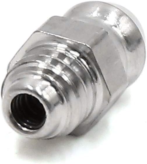 sourcing map 8pcs M6 x 1 Thread Stainless Steel Straight Grease Nipple Fitting for Car, Silver Tone, 14 x 10 x 0.5 cm - Image 3