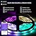 LED Strip Lights Waterproof, 32.8ft/10M Bluetooth LED Chasing Light with APP, Dream Color Changing RGB Rope Lights Kit, 12V 300 LEDs Flexible Led Strip Lighting for Bedroom Kitchen Home Decoration