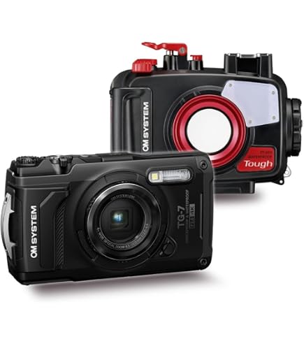 Amazon.com : Olympus Tough TG-7 12 MP Digital Camera Bundle (Red