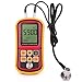 LotFancy Digital Ultrasonic Thickness Gauge Tester Meter, Range 1.2-220mm, with Hard Storage Box