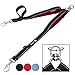 tobedri Comfortable Dual Dog Leash Tangle Free with Shock Absorbing Bungee Reflective 2 Dog Leashes for Large Medium Small Dogs