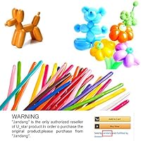 U-Star 200 PCS Latex Twisting Balloons 260Q Magic Balloons Assorted Color Long Balloons for Animal Shape Party, Birthdays, Clowns, Weddings Decorations