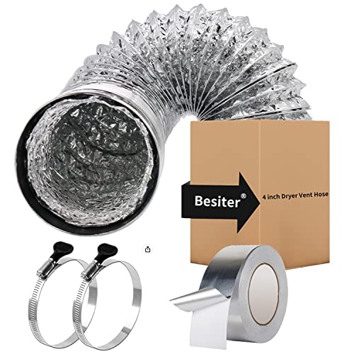 Besiter Dryer Vent Hose, Dryer Hose inch, Flexible Dryer Duct