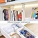 GADENT Adjustable Expandable Drawer Dividers Best for Kitchen Clothes Dresser Bathroom Bedroom Desk Baby Drawer Beige Color