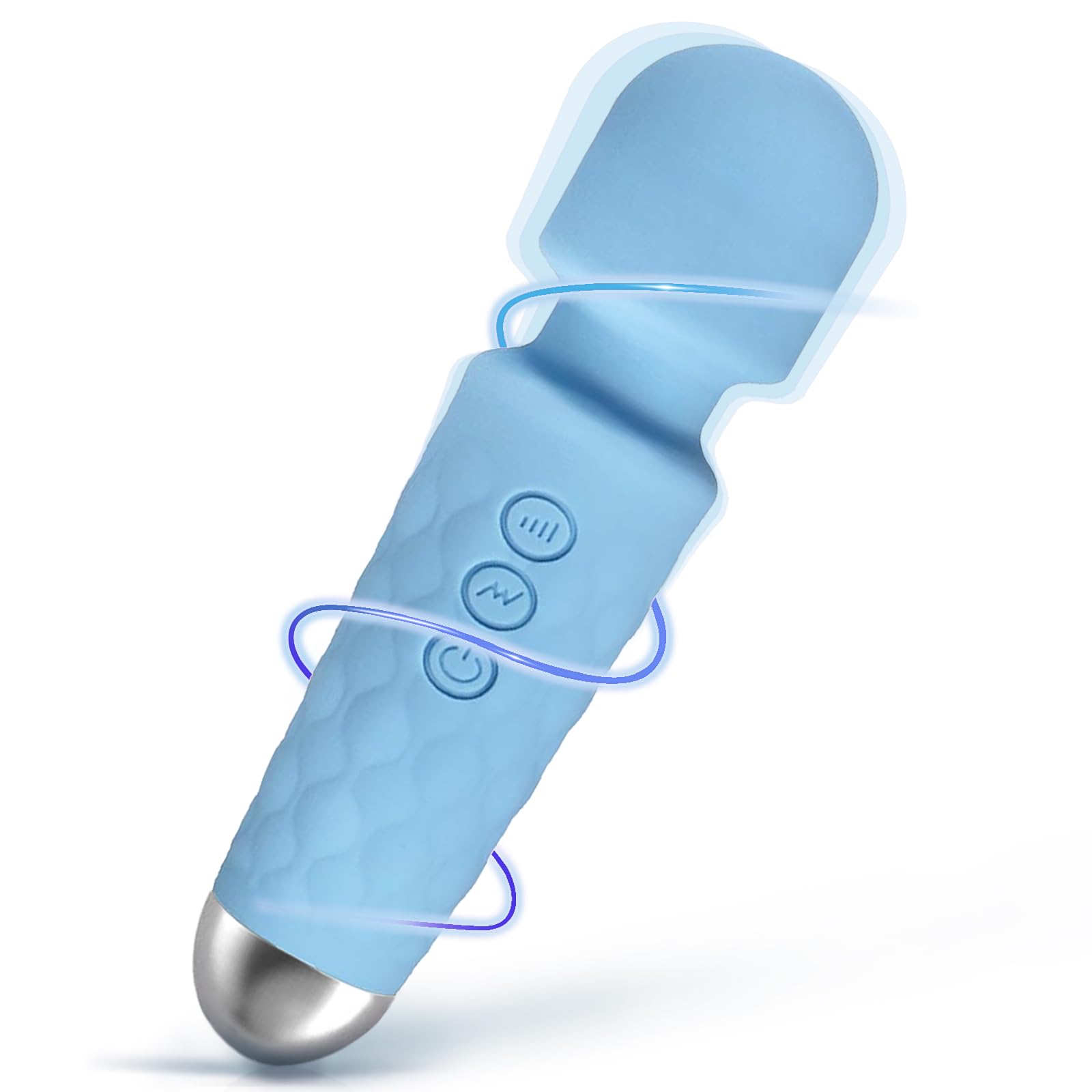 Photo 1 of ***ADULT ITEM***
LUMIO Body Back Relaxation Massager - Mini - Travel - 9 Speeds 19 Modes - for Back - Foot - Arm Muscle Relaxation (Blue) (Blue)