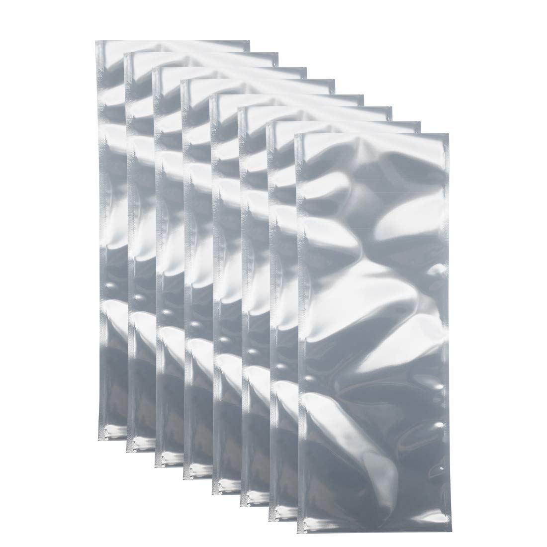 uxcell 50 PCS Anti Static Bag Shield Shielding Bag, Flat Open Top, 4.7" x 12.2"