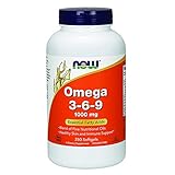 NOW Omega 3-6-9 1000 mg,250 Softgels