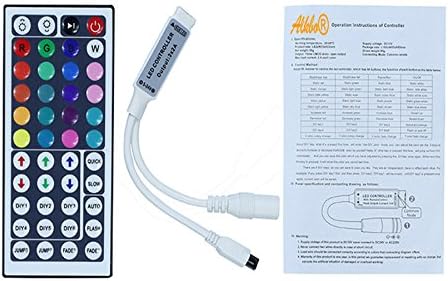Alkbo DC12V 44Key Mini IR Remote Controller For Flexible Tape SMD3528 5050 RGB LED Strip Lights