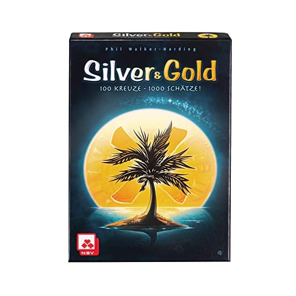 NSV - 4088 - SILVER & GOLD - Kartenspiel