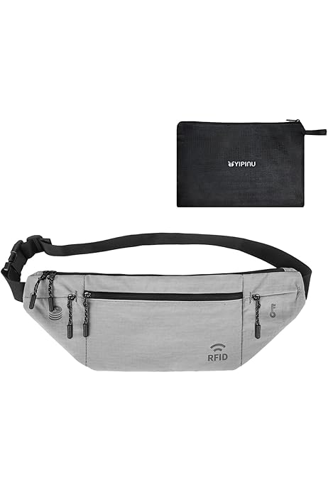 Under Clothes Zero Grid Travel Security Belt Hidden Zipper