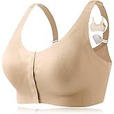 CYTMTZGA Seamless Front Closure Mastectomy Bra Surgical Bra Pocket Breast Prosthesis Breast Forms Bralette Daily Bra