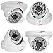 ANRAN 1200TVL Security CCTV Home Camera High Resolution 48IR Infrared LEDs Surveillance Waterproof Outdoor Indoor Dome CCTV Camera Day Night Vision
