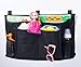 MISSLO Large Bedside Storage Caddy Hanging Organizer for Bunk Beds, Hospital Beds, Bed Rails, Dorm Rooms