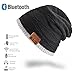 ChenFec Unisex Beanie Bluetooth Musical Hat with Speaker Mic Winter Sport Cap Warm & Comfortable for Gifts-Black