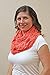 Brooke's Treehouse Infinity Scarf Nursing Cover (Coral Ruffle)
