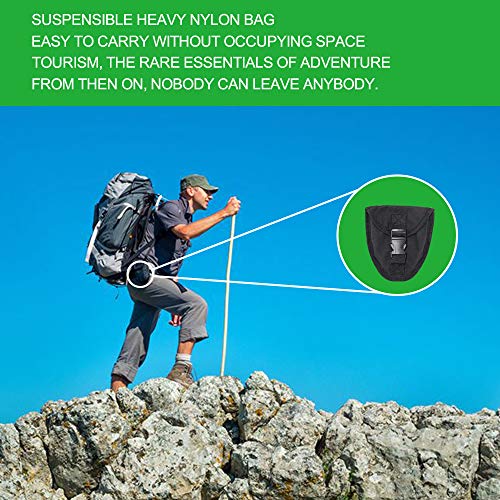 Loggers Art Gens Survival Pocket Chainsaw 48 Inch Compact Folding Hand Rope Chain Saw More Teeth Best for Wood Cutting,Camping,Hiking,Hunting or Emergency Kits-Comes with Pouch