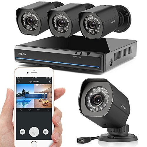 Funlux 8 Channel Full HD HDMI NVR Simplified PoE 8 720p Outdoor Indoor Security Camera System 1TB Hard Drive