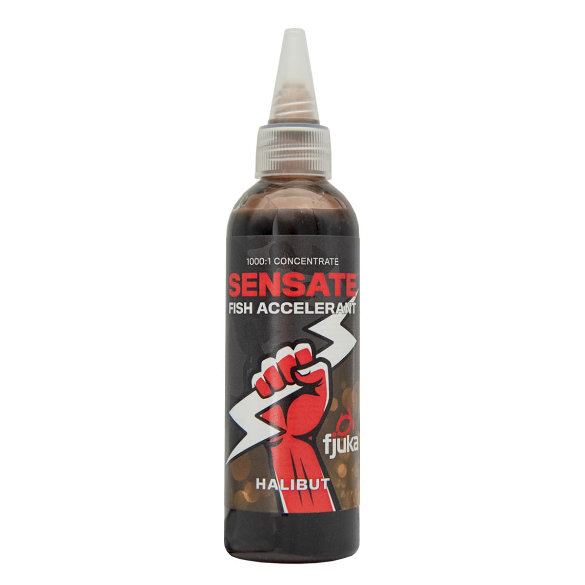 Fjuka Halibut Sensate Fish Accelerant 100ml | Instant bait boost | Catch carp, barbel, chub, tench etc