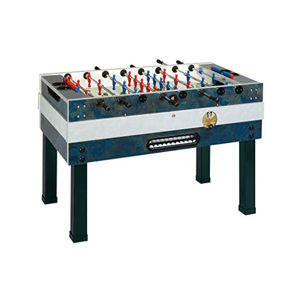 Calciobalilla Garlando Linea Bar Mod Deluxe Outdoor Con Gettoniera Aste Rientranti