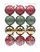 KI Store Traditional Shatterproof Christmas Ball Tree Ornaments Party Decoration Balls set of 12 (3.15