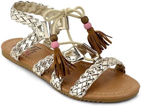 Olivia Miller Girl Anessa Sandals Gold 12