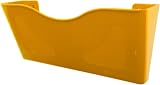 Deflecto Yellow A4 Wall Mounted Document Holder Landscape view 1
