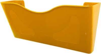 Deflecto Yellow A4 Wall Mounted Document Holder Landscape