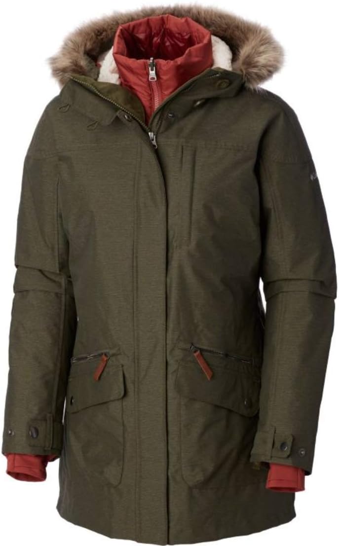 Columbia Womens Carson Pass Interchange Jacket Plus Size 3X Nori