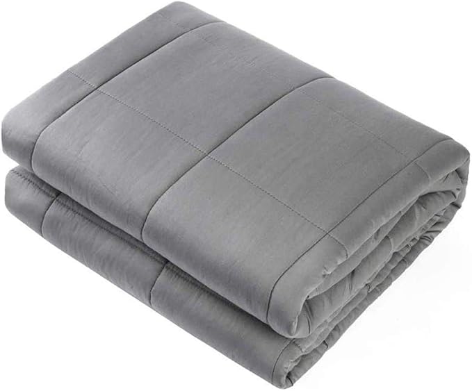 Kids Weighted Blanket 5 lbs(36''x48'', Grey), Cooling Weighted Blanket