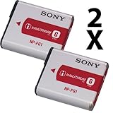 Original Sony NP-FG1 NPFG1 InfoLITHIUM Type G Rechargeable Li-Ion Battery Pack For Sony Cyber-shot DSC-HX9V, DSC-HX5V Digital Camera (2Pcs)