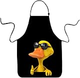 VIPbuy Novelty 3D Duck Print Apron Funny Kitchen Waterproof Washable Men Women view 1