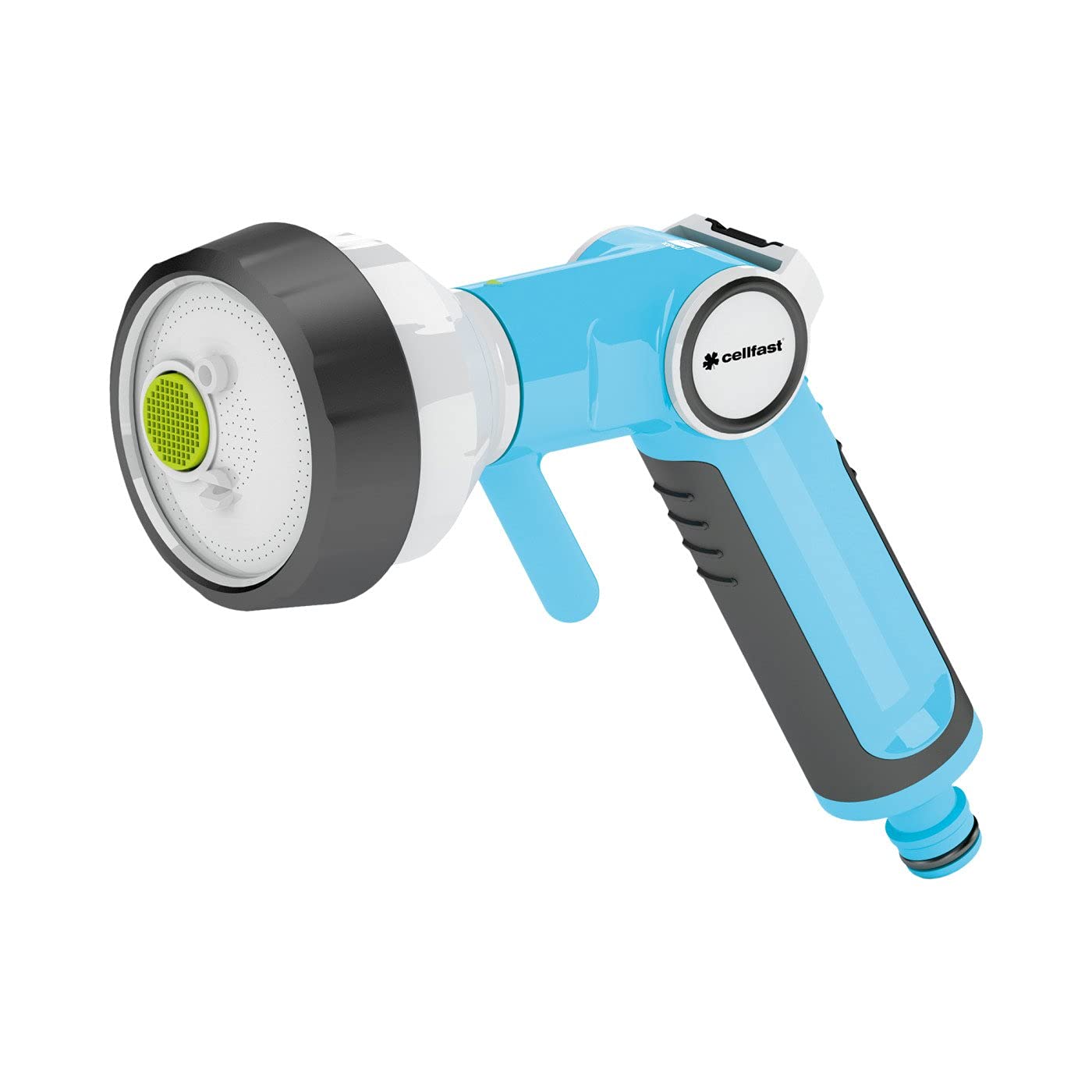 Cellfast Garden Shower Sprinkler Gun Spray Gun 4 Functions Garden Sprinkler Lawn Sprinkler for Lawn Flowers Plants Safetouch System Energy