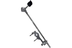 VAVEREN Drum Set Mounting Clamp Stand, Cymbal Stand Boom Arm with Clamp Holder Bracket Percussion Instrument Drum Extension Clamps Holder Accessories