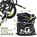 Nifty Grower 100ft Garden Hose - All New Expandable Water Hose with Double Latex Core, 3/4