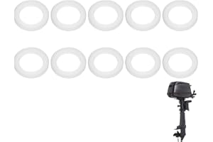 10 Pcs 311598 Fill and Drain Screw Washer, Engines Gearcase Lower Unit Oil Drain Screw Gasket, Fit for OMC Johnson Evinrude, 