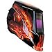 Antra AH7-360-7311 Solar Power Auto Darkening Welding Helmet with AntFi X60-3 Wide Shade Range 4/5-9/9-13 with Grinding Feature Extra lens covers Good for TIG MMA MIG Plasma