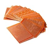 HiLetgo 10pcs Bakelite Solder Finished Prototype PCB for DIY 5x7cm Circuit Board Breadboard