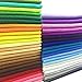 AiMay 50pcs Soft Felt Fabric Pack Felt Squares Sheets for DIY Craft Assorted Colors 1.4mm Thickness (20 cm x 20 cm)