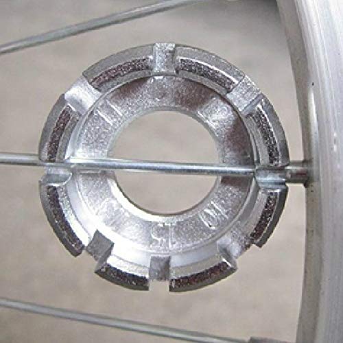 ToGames Portable and Mini 10-15G Spoke Wrench Durable Steel Bicycle Bike Adjuster Repair Tool Professional Wheel Spanner - Thumbnail 2