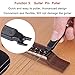 CJRSLRB 3Pack Guitar String Winder Guitar String Cutter and Bridge Pin Puller, 3 in 1 Guitar Tool Guitar Accessories