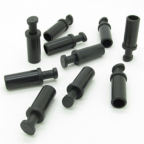 Anti Dust Plastic Black Penumatic Quick Connector Air Hose Cap Plug 4mm