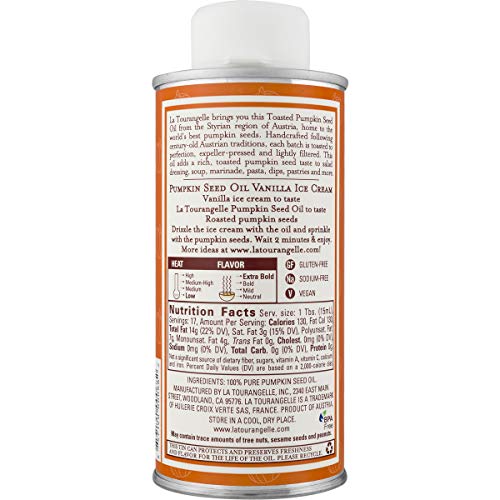 La Tourangelle, Toasted Pumpkin Seed Oil, Great for Cooking, Salad Dressings, Pastas, and Spreads - Health and Beauty… - Image 3