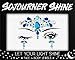 Face Jewels Glitter Gems Rhinestones – Eye Body Jewels Gems | Rhinestone Stickers | Body Glitter Festival Rave & Party Accessories by SoJourner (Sky Queen)