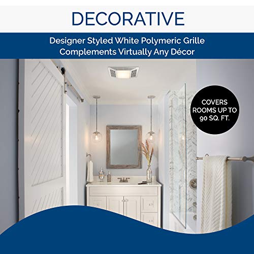 BroanNuTone 696 Ceiling Exhaust Light for Bathroom and Home, 100Watts