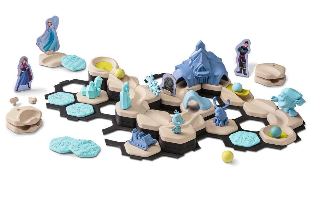 Ravensburger - GraviTrax Junior Bundle Frozen, Marble Court and Construction Toys, Ages 3+