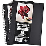 Premium Sketch Books | Heavy Duty Hardcover with Side Wire | Sketching and Drawing Paper | 9"X12" Size, Total 160 Sheets | Micro-Perforated &amp; Acid Free | Pack of 2