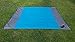 Beach blanket oversized waterproof sand proof free outdoor portable picnic for beach vacation best mat for camping travel rip stop nylon 4 corners weighty pockets 4 anchor loops extra large 79''-79''