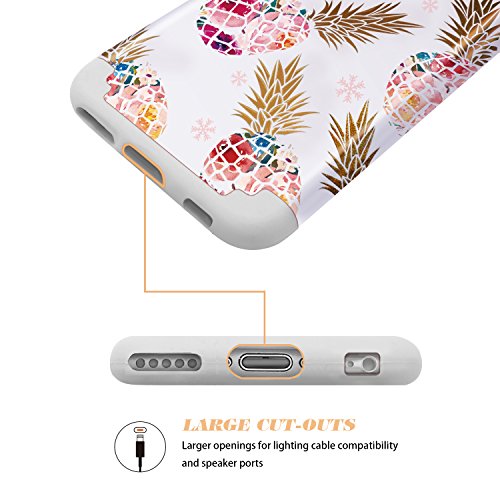 image for iPhone 6s Case,iPhone 6 Case Pineapple,Fingic Ultra-Thin Floral Pineap